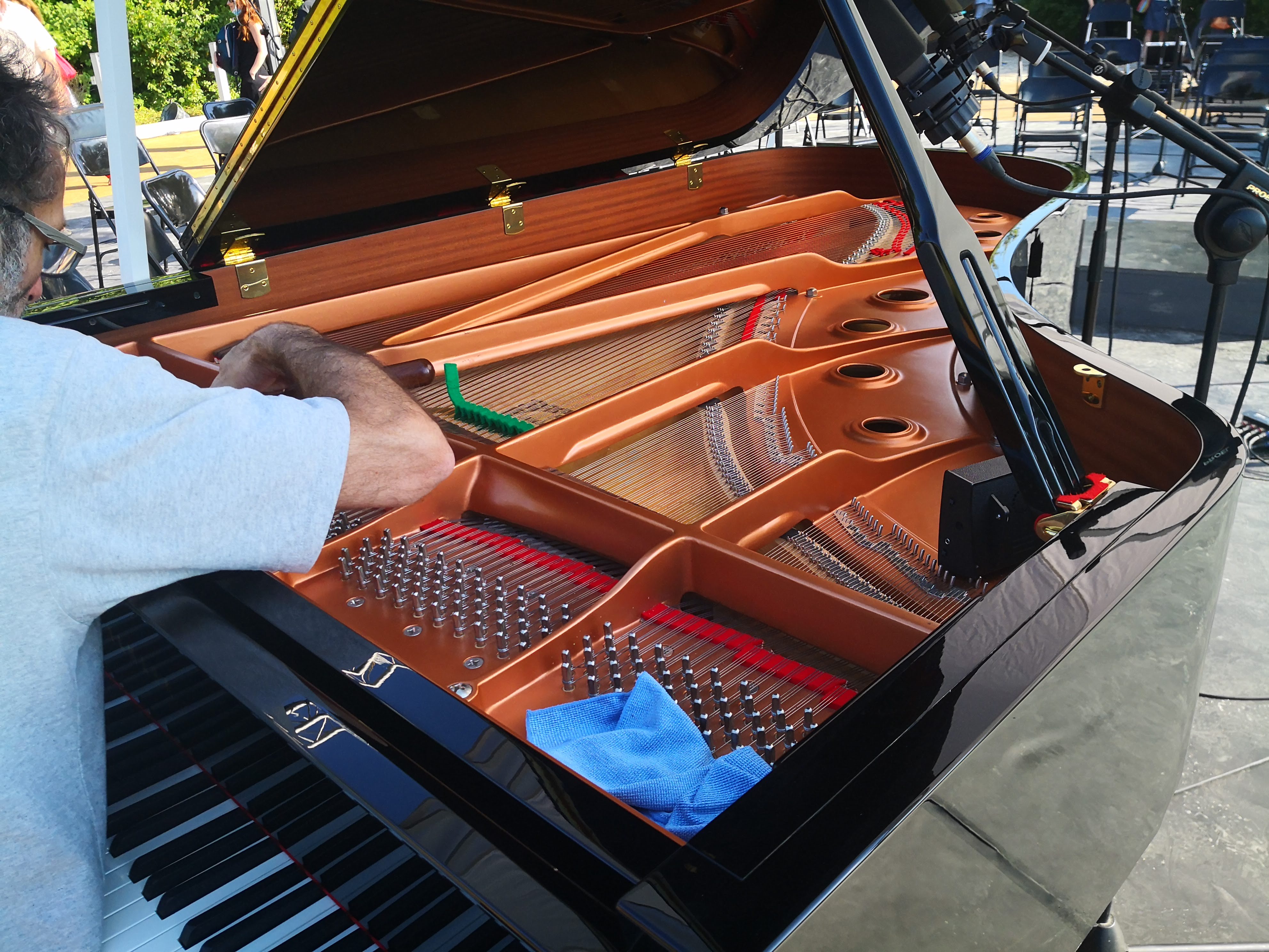 Préparation piano à queue
